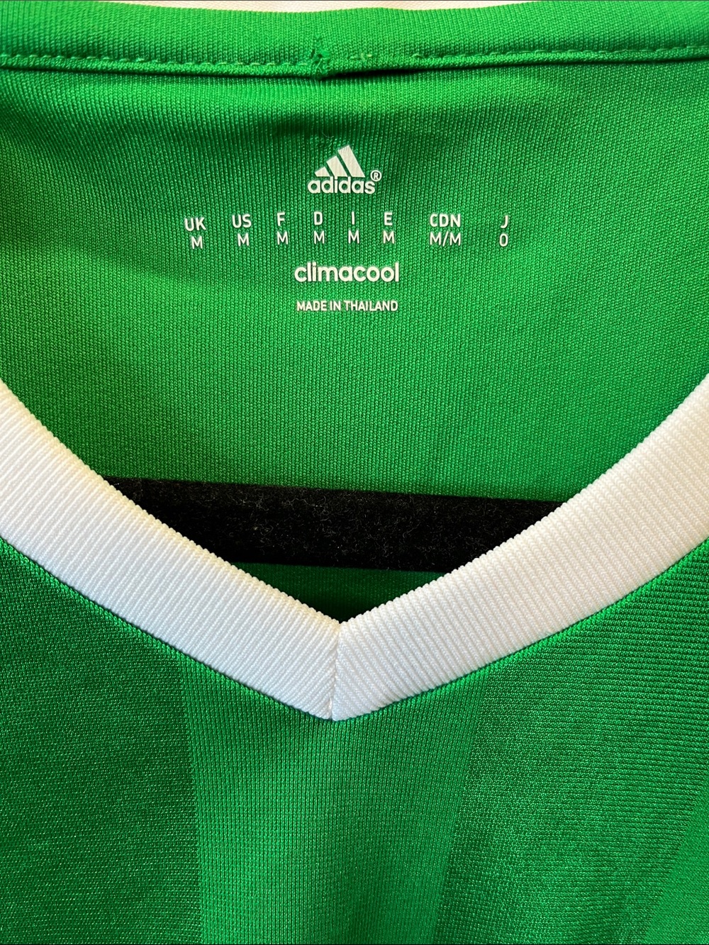 adidas Men’s Green and White Mexico Soccer Jersey - Picture 4 of 4